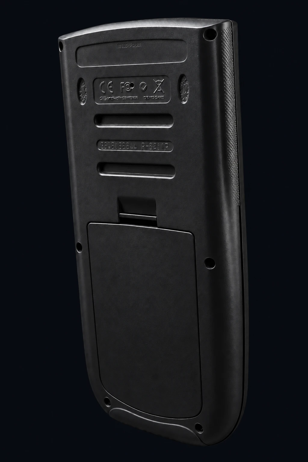 Rear of the GhostCalc calculator with its small built-in camera